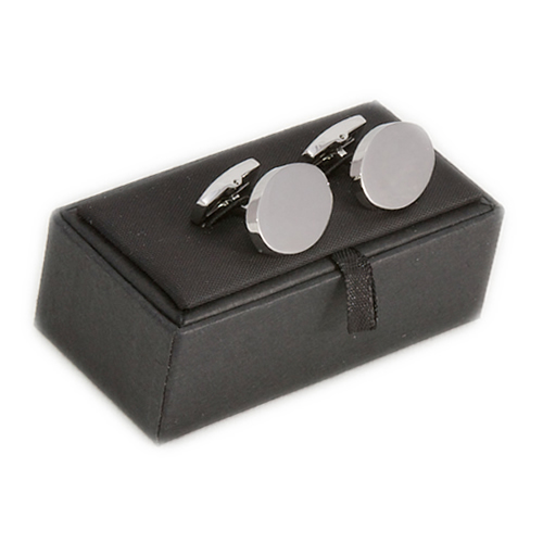 Unique Photo Engraved Oval Cuff Links